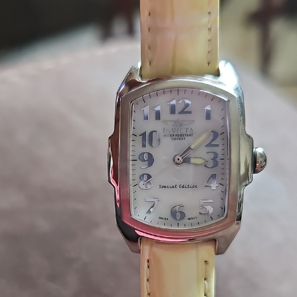Invicta Women's Special Edition Watch with Cream Strap
